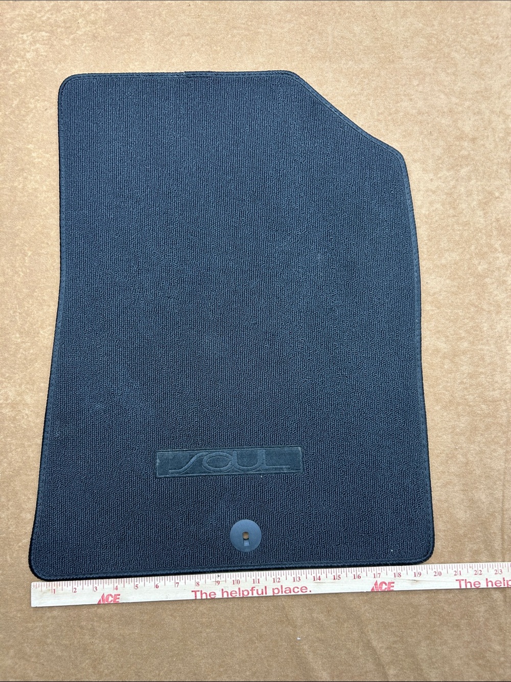 Kia Soul Black Front Floor Mat Passenger Front and Passenger Rear.